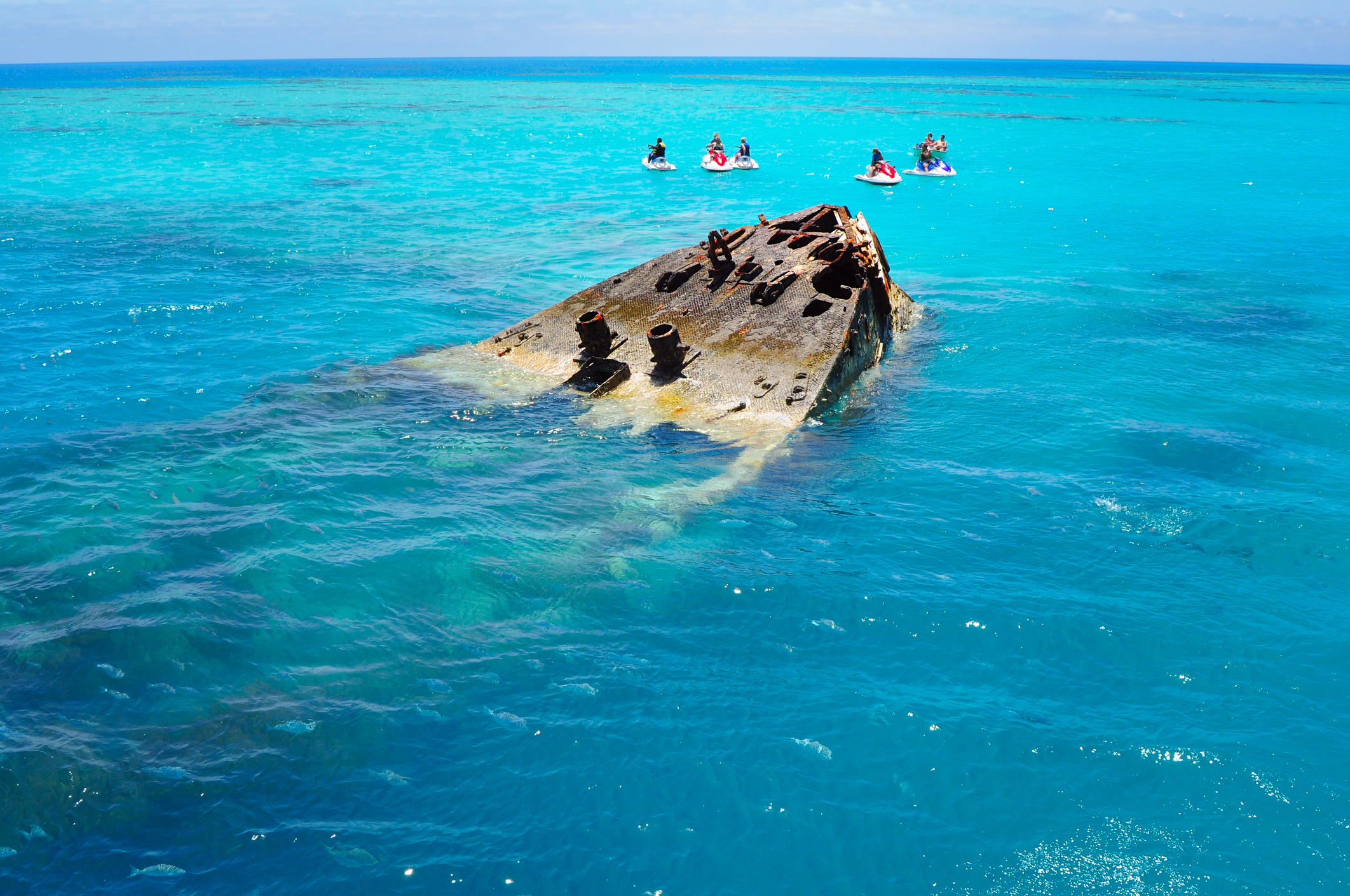 Bermuda island is famous for its shipwrecks