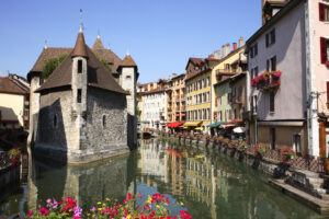 Annecy, France in the Rhone Alps