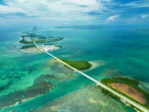 Florida Keys drone shot