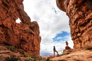 hiking in Moab Utah