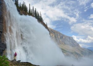Waterfall at Glacier National Park