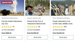 Yellowstone National Park Wyoming